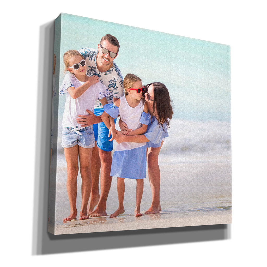 Your Photo or Image Printed on Custom Canvas Wall Art, 12"x12"