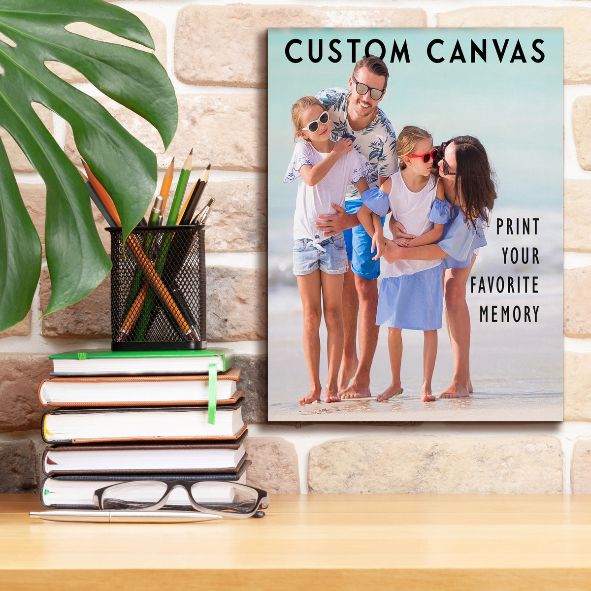 Your Photo or Image Printed on Custom Canvas Wall Art, 12"x16"