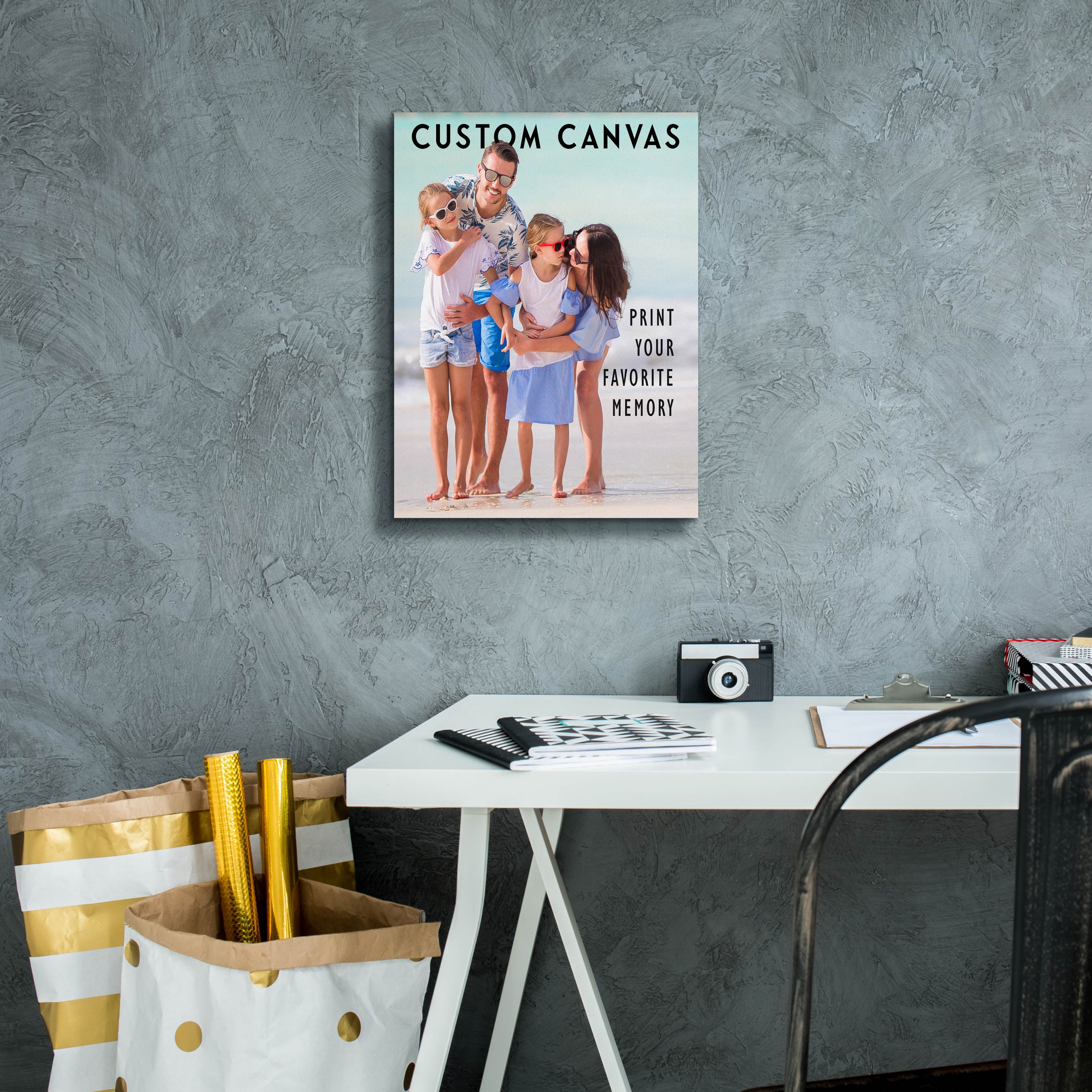 Your Photo or Image Printed on Custom Canvas Wall Art, 12"x16"