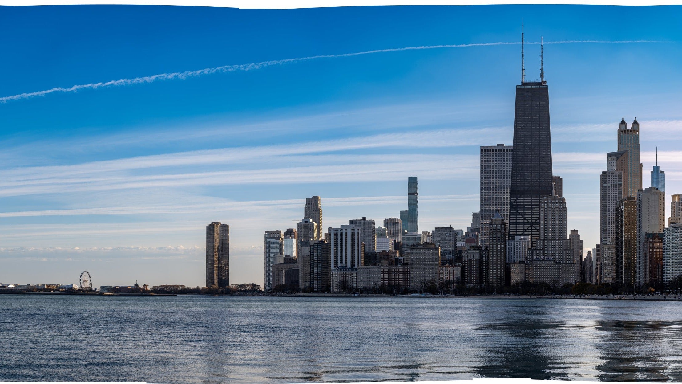 Chicago - North Avenue Beach - Blue Sky mural preview