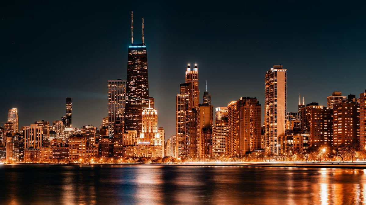 Chicago - North Avenue Beach - Gold mural preview