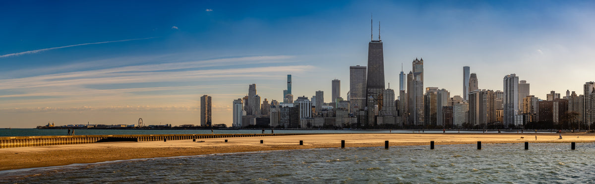 Chicago - North Avenue Beach - Sand and Blue Sky