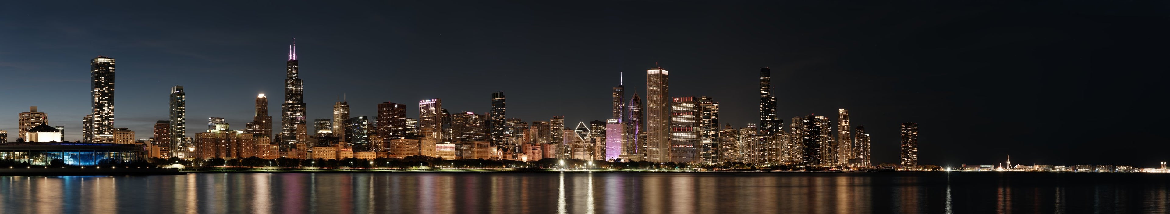 Chicago - Planetarium Panorama Night