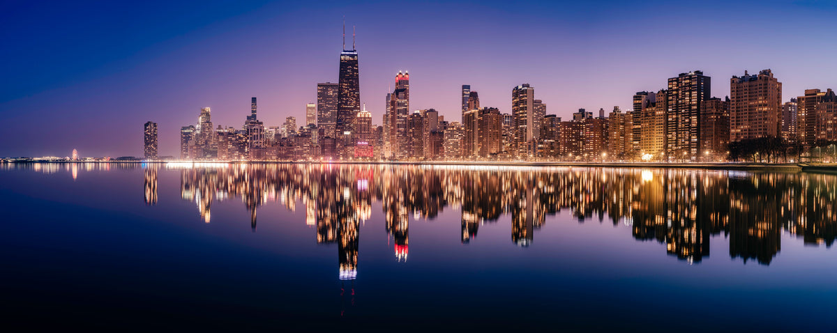 Chicago Reflections Panorama