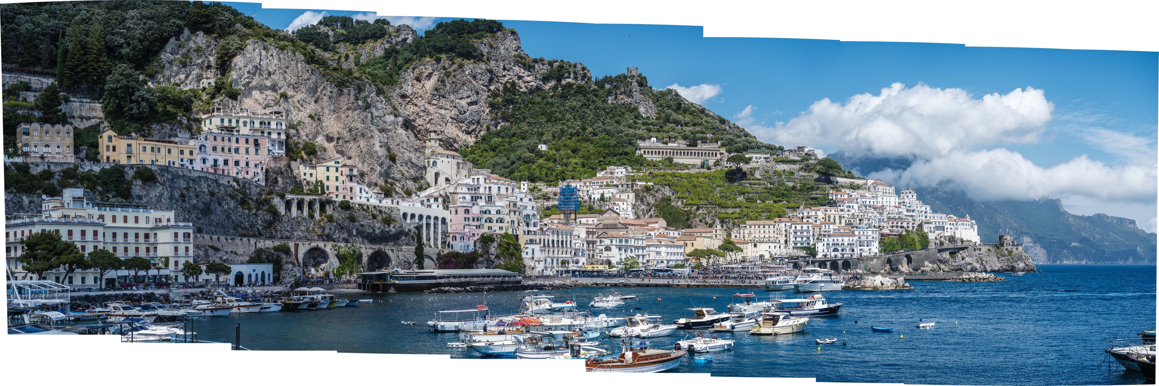 Italy Amalfi Coast Panorama