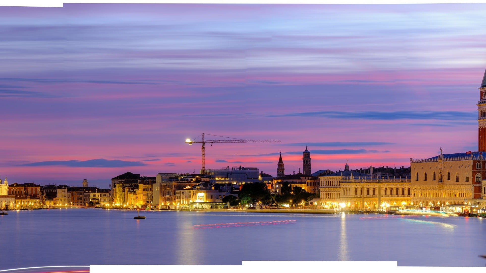 Italy Venezia Sunset Colors mural preview