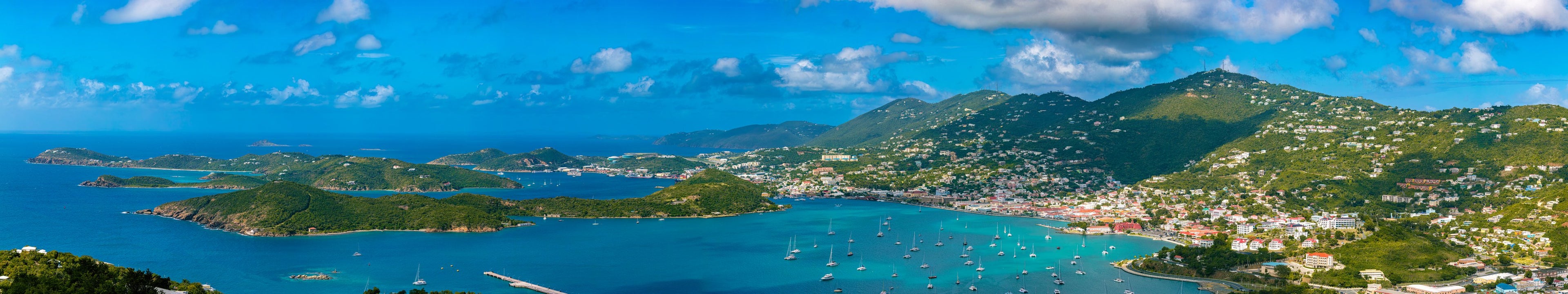 Saint Thomas US Virgin Islands Panorama