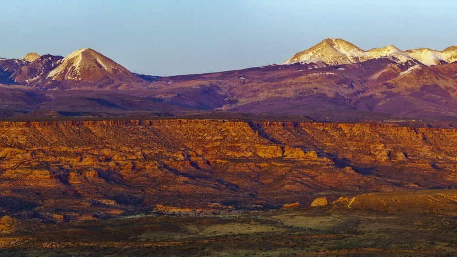 Utah - La Sal Mountains Panorama mural preview