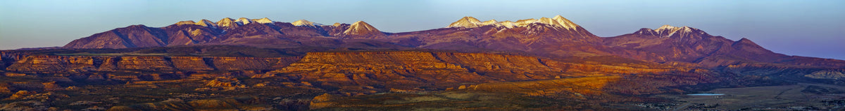 Utah - La Sal Mountains Panorama